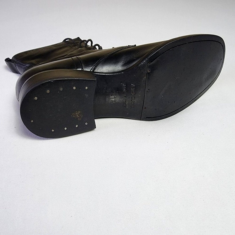 Buttero B1101 Black Leather Ankle Boots Made in Italy 41.5 - Picture 12 of 15
